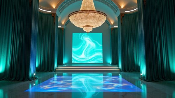 Elevate corporate events with stunning scenography designs